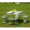 High Quality Aluminium Foldable Table With Chairs in 4direction NOT 2directions